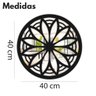 Mandala Decorativa Quadro para Decoração Casa Lindas:floral - 3