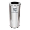 Ver imagem 6 de Lixeira em Aço Inox com Aro Pintado 30l Cor:amarelo