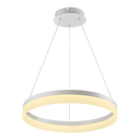 Ver imagem 1 de Pendente Lustre Teto Saturn Luminária Led 24w Arco 40cm