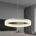 Ver imagem 2 de Pendente Lustre Teto Saturn Luminária Led 24w Arco 40cm