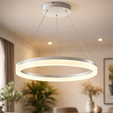 Ver imagem 3 de Pendente Lustre Teto Saturn Luminária Led 24w Arco 40cm