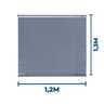 Persiana Horizontal Pvc Primafer 120x130cm - Cinza Escuro - 2