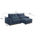 Ver imagem 2 de Sofá Retrátil e Reclinável 290 Cm Braço 25 Cm Lake Meu Sofá Online