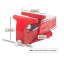 Ver imagem 4 de Torno ( Morsa ) Bancada Profissional Nº 8 Metalcava