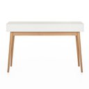 Ver imagem 6 de Escrivaninha Penteadeira Liva 2 Gavetas 120 Cm X 53 Cm Off White Suave