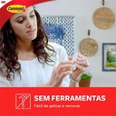 Ver imagem 7 de Gancho Em Poliestireno Adesivo Command Design 2 Peças Branco