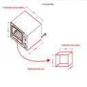 Ver imagem 2 de Forno Nardelli Elétrico Bancada Super New Black Kromanox 45L