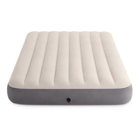 Colchão Inflável Casal Dura Beam Fiber Tech Queen com Bomba Elétrica 220v Intex