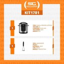Ver imagem 3 de Panela de Pressão Elétrica Digital Epp60di 220v Eos com Amassador de Batata e Feijão Tramontina