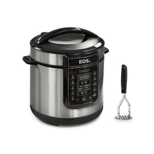 Panela de Pressão Elétrica Digital Epp60di 220v Eos com Amassador de Batata e Feijão Tramontina