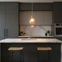 Ver imagem 4 de Lustre Sala Pendente Cozinha Quarto Cabeceira de Cama Vidro Mooca Cobre Design Moderno