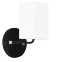 Ver imagem 1 de Arandela Preta De Cupula Quadrada Branca