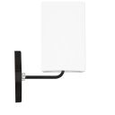 Ver imagem 2 de Arandela Preta De Cupula Quadrada Branca