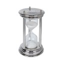 Ver imagem 2 de Ampulheta Metal Vidro Areia Decorativa Grande 25cm 5MINUTOS