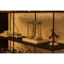 Ver imagem 4 de Ampulheta Metal Vidro Areia Decorativa Grande 25cm 5MINUTOS