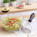 Ver imagem 4 de Espremedor de Batata Amassador Legumes Feijão Resistente Aço Inox