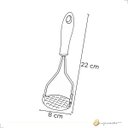 Ver imagem 3 de Espremedor de Batata Amassador Legumes Feijão Resistente Aço Inox