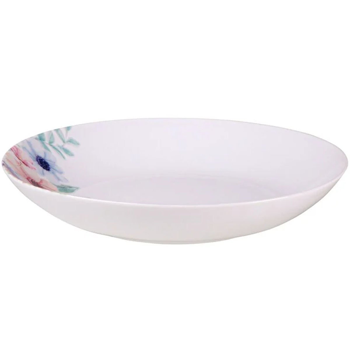 Kit Jogo de Pratos Fundo Sopa 2pçs 2 Pessoas Floratta 22cm - 4