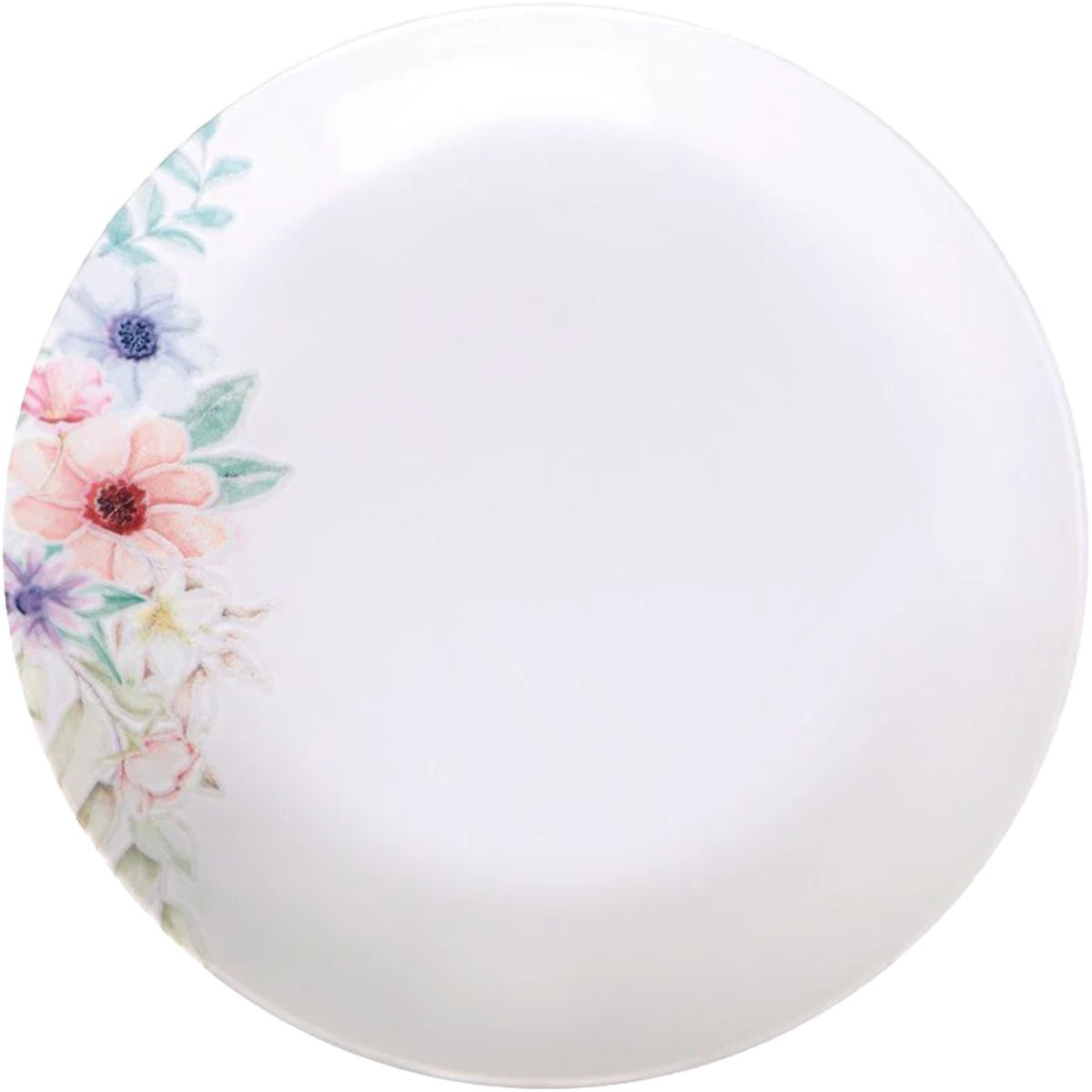 Kit Jogo de Pratos Fundo Sopa 2pçs 2 Pessoas Floratta 22cm - 3