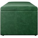 Ver imagem 4 de Calçadeira Recamier Baú para Cama de Casal King Dália 195x50 Cm W01 Couríssimo Verde Musgo -