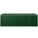 Ver imagem 5 de Calçadeira Recamier Baú para Cama de Casal King Dália 195x50 Cm W01 Couríssimo Verde Musgo -