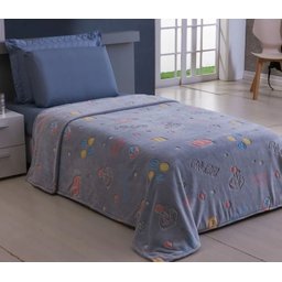 Manta Flannel Infantil Shine 1,50 x 2,20 Andreza - Play Chumbo - 1