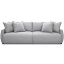 Ver imagem 3 de Sofá Cama Retrátil 3 Lugares para Sala de Estar 230cm Sky T03 Linho Cinza - Lyam Decor