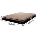 Ver imagem 3 de Colchão Casal Queen Espuma D33 Pillow Top Millenium 158x198x19cm Marrom Hellen - Suporta até 120