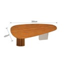 Ver imagem 2 de Conjunto Jantar 08 Cadeiras Maciça 2x1 Pilar C - Arbo Design - Cinamomo Off White -linho Chumbo
