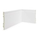 Ver imagem 1 de Kit Rodapé de Poliestireno 5 Barras Frisadas de 15cm X 2,40m Rende 12 Metros Nfr