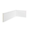 Kit 12M Linear Rodapé de Poliestireno 10cm X 10mm X 2,40m Frisado NFR   - 1