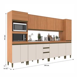 Cozinha Completa 6 Peças com Torre Quente e Paneleiro Cecília - 4 Cozinha Completa 6 Peças com Torre Quente e Paneleiro Cecília - 4