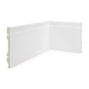 Ver imagem 1 de Kit 36m Linear Rodapé de Poliestireno 15cm x 15mm x 2,40m Frisado Nfr Branco Ruffino