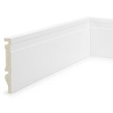 Ver imagem 1 de Kit Rodapé de Poliestireno 20 Barras Frisadas de 10cm X 2,40m Rende 48 Metros Nfr