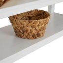 Ver imagem 6 de Balcão Aparador Madeira 1 Gaveta 2 Prateleiras Tequila Branco Madeirado Idimex