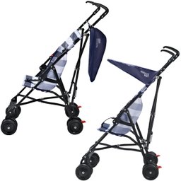 Carrinho de Bebê Passeio Infantil Guarda Chuva Capota Multilaser Multikids Baby Navy V2 Barato BEBÊ - 5