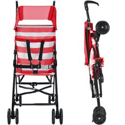 Carrinho de Bebê Passeio Infantil Guarda Chuva Capota Multilaser Multikids Baby Navy V2 Barato BEBÊ - 6