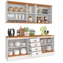Ver imagem 4 de Cozinha Modulada Aspen com Tampo 5 Peças Branco