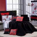 Ver imagem 1 de Kit Cobre Leito Colcha Solteiro Game Streamer Dupla Face com Almofadas Estampadas 05 Peças Cor