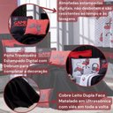 Ver mais imagens de Kit Cobre Leito Colcha Solteiro Game Streamer Dupla Face com Almofadas Estampadas 05 Peças Cor