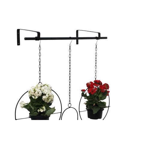 Suporte para Plantas de Parede Vasos de Sflor Ferro Artesanal Jardineira Decoração Mão Francesa Arar