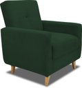 Ver imagem 2 de Poltrona Decorativa Pâmela Veludo Maserati Verde E-402
