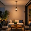 Ver imagem 2 de Luminária Teto Pendente 47cm E27 Marrom Bivolt Dital Heritage Varanda Área Gourmet Escritório
