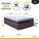 Ver imagem 3 de Cama Box com Colchão de Espuma D33 Pillow Top Comfort Luxo Casal 138cm
