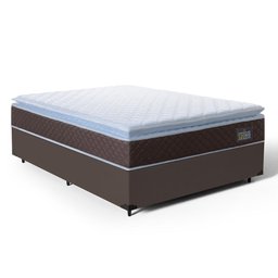 Cama Box com Colchão de Espuma D33 Pillow Top Comfort Luxo Casal 138cm - 1