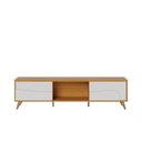 Ver imagem 4 de Rack Bancada Amalfi TV 75" 216cm MDF-MDP LED Off White Colibri Móveis