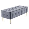 Banco Recamier Puff Zoe Versatil Luxo Zahav Estofados - 1
