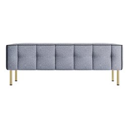 Banco Recamier Puff Zoe Versatil Luxo Zahav Estofados - 3