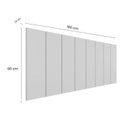 Ver imagem 4 de Cabeceira Modulada Painel para Cama Box Queen 160cm 8 Módulos Liora