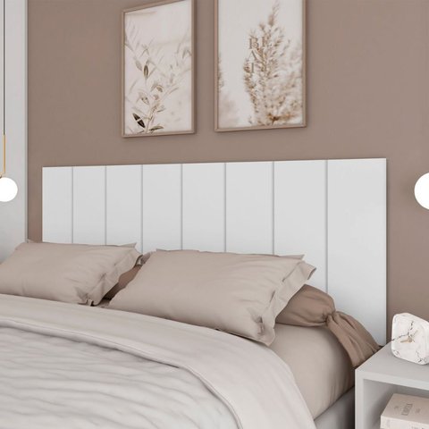 Cabeceira Liora Modulada Cama Box Queen 1,60m 8 Módulos